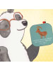 Mr. & Mrs. Panda Glasuntersetzer Steinbock Wecker mit Spruch in Meeresbrise