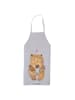 Mr. & Mrs. Panda Schürze Bär Baby ohne Spruch in Grau Pastell