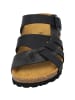 Palado Pantoletten Kreta in Schwarz Python