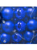 relaxdays 50-tlg. Weihnachtskugeln Set in Blau