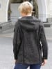 WITT WEIDEN Fleece-Jacke in schwarz-meliert