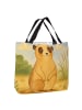 Mr. & Mrs. Panda Shopper Erdmännchen Design ohne Spruch in Weiß
