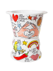 Blond Amsterdam Fondue-Set mini Liebe in Bunt - 30 x 30cm