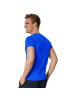 tectake Einfarbiges T-Shirt für Männer, blau