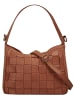 Samantha Look Umhängetasche echt Leder in cognac