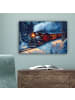 OnlyWow Leinwand Bilder Anthrazit