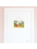 Mr. & Mrs. Panda Schild Pinguin mit Kind Design mit Spruch in Weiß