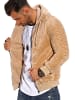 behype Fleecejacke Teddy-NZ in beige