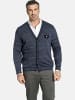 Charles Colby Strickjacke DUKE DUANE in blau melange