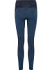 Hummel Leggings Hmlclea Seamless Mid Waist Tights in INSIGNIA BLUE MELANGE