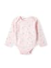 Minoti 4tlg. Set: Langarmbody 16mbaby 9 in rosa