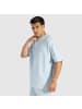 SMILODOX T-Shirt Thiago in Hellblau