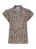 b. young BYHINVA LEOPARD BLOUSE 2 - A-Linie in Coffee Liqueúr Mix