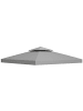 Outsunny Pavillon Ersatzdach 300L x 300B m Hellgrau