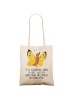 Mr. & Mrs. Panda Shopper Schmetterling Zitronenfalter mit Spruch in Creme