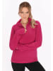 faina Damen Fleecepullover in Fuchsia
