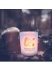 Mr. & Mrs. Panda Windlicht Glas Igel Grillen mit Spruch in Transparent