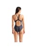 Arena Snakeskin Lightdrop-Back Schwimmanzug chlorbeständig in Schwarz