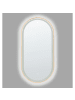 Beliani Badezimmerspiegel CHIDDES in Silber/Gold - (W) 60 x (H) 120 x (L) 3 cm