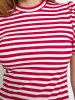 Peppercorn T-Shirt in Virtual Pink Stripe