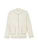 zitha Damen Strickjacke in Wollweiss