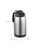 relaxdays Isolierkanne in Silber - 2,1 l