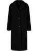 Urban Classics Urban Classics Ladies Teddy Long Coat in black
