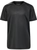 Hummel Kinder Sportshirt "Hmlrun Jersey S/S Kids" in Schwarz