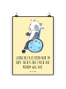 Mr. & Mrs. Panda Bild Panda Rollstuhl mit Spruch in Gelb Pastell