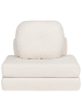 Beliani Schlafsofa OLDEN in Weiß - (W) 81 x (H) 54 x (L) 91 cm