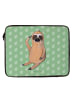 Mr. & Mrs. Panda Hülle Laptop Faultier Vogel ohne Spruch in Tropengrün
