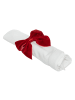 Atmosphera Créateur d'intérieur Serviettenring, rote Schleife in Rot, (B) 8 x (H) 5 x (L) 8,5 cm