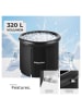 tectake Eisbadetonne Helsinki, faltbar, 3-fach isoliert, inkl. Pumpe