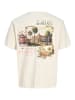 JACK & JONES PLUS T-shirt in Antique White