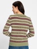 WITT WEIDEN Jacquard-Pullover in schilf-bordeaux-gemustert