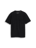 TOM TAILOR Denim T-Shirt in schwarz