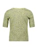 Betty Barclay Basic Shirt mit Rippenstruktur in Khaki/Green