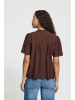 ICHI Kurzarm-Bluse IHWILMA Regular fit in Chicory Coffee