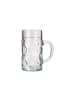 Stölzle 4er Set Bierkrüge Isar 0,5l + 1l transparent in transparent