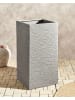 Beliani Outdoor Blumentopf DION in Grau - (W) 40 x (H) 77 x (L) 40 cm