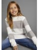 Kidsworld Strickpullover in grau/weiß gestreift