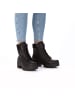rieker Schnürstiefelette in schwarz