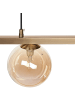 Beliani Pendelleuchten GEEHI in Messing - (W) 100 x (H) 133 x (L) 20 cm