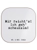 Mr. & Mrs. Panda Untersetzer Mir reicht's! Ich geh'... mit Spruch in Weiß