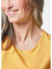 GOLDNER Knitterarmes Shirt mit Elasthan in zitronengelb
