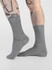 Erlich Textil  Erlich Textil 3 PACK gerippte Socken CASUAL COTTON in hellgrau-melange