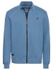 Camel Active Sweatjacke mit Stehkragen in Hellblau