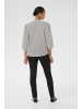 Kaffe Langarm-Bluse KAsjila in Elephant Skin