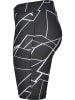 Urban Classics Cycling Shorts in geometric black