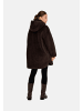 ONLY Teddyjacke 'Sascha' in dunkelbraun